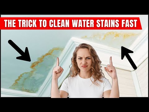 SUPER EASY Way to Fix Water Stains on Ceiling or Wall