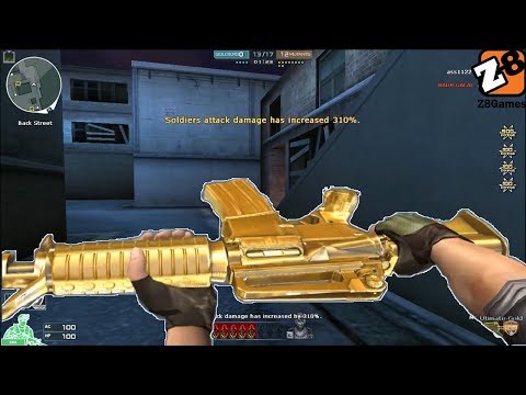 Crossfire NA 2.0 : M4A1 C Ultimate Gold - Hero Mode X - Zombie V4
