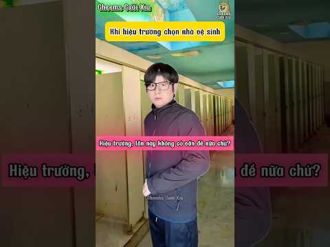 Khi hiệu trưởng chọn nhà vệ sinh cho học sinh #shorts