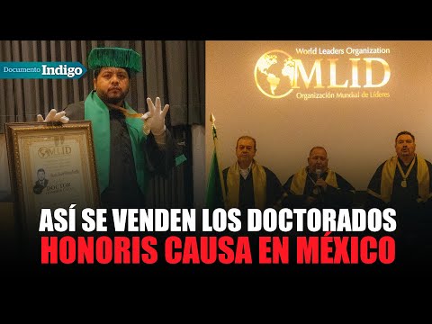This is how honorary doctorates are sold in Mexico | Indigo Report