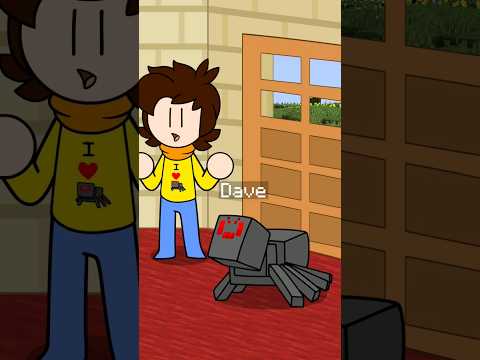 ElPeliNaranja - Spider Dave Is The Best! [Cover Español Latino] #animation #shorts #minecraft