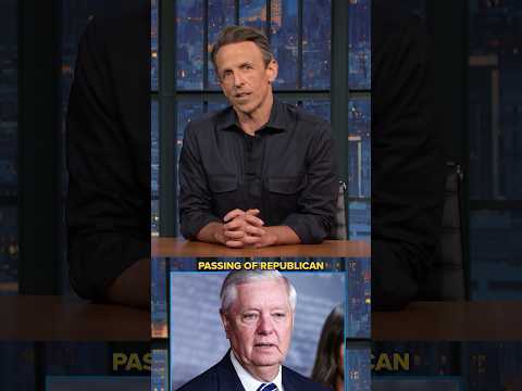 Seth on Trump's not so empathetic response to Senator Lindsey Graham’s death #ACloserLook