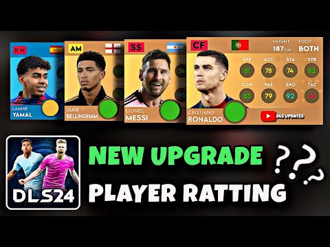 DLS 24 | NEW UPGRADE PLAYER RATTING | DREAM LEAGUE SOCCER 2024 | NEW UPGRADE PART-8