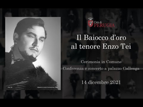 Perugia, Il Baiocco d'oro al tenore Enzo Tei
