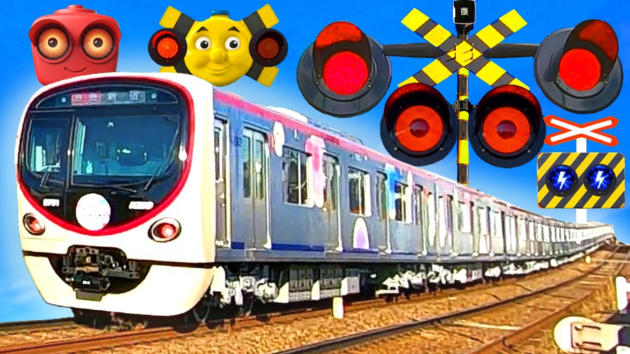 【電車】踏切動画【ふみきり 鉄道】train railway railroad crossing 新型 京王2000系