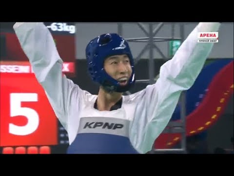 Shuai Zhao CHN vs. Mirhashem Hosseini IRI. Taekwondo World Championship 2017. Final Men 63 kg.