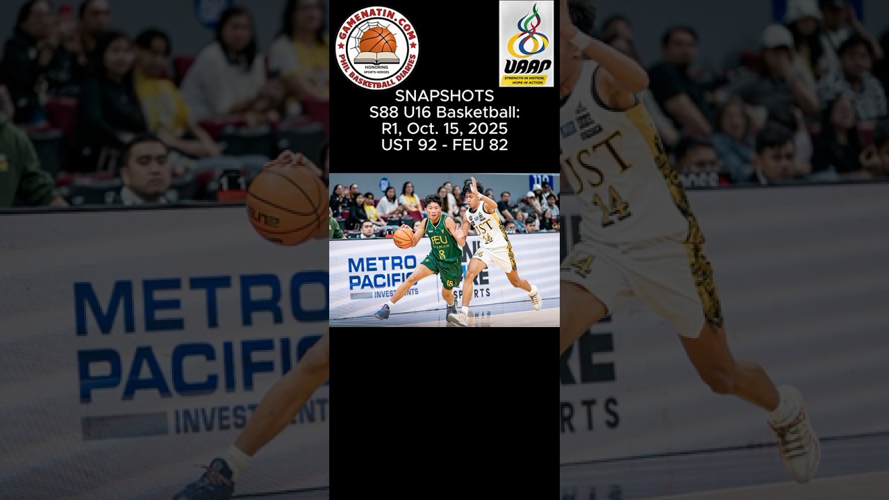 Snapshots: U16 Basketball - UST 92 - FEU 82