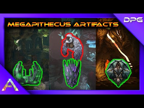 All Megapithecus Artifact Caves - ARK: Survival Evolved - The Island