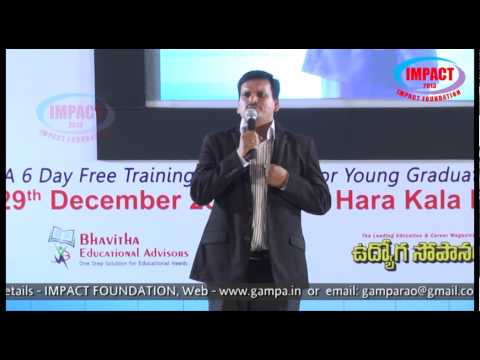 Commitment| Gopi Chillakuru |TELUGU IMPACT Hyd Dec 2013