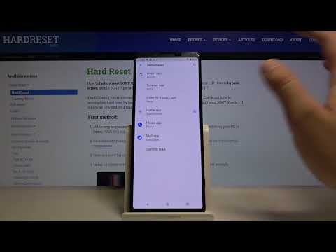 How to Manage Default Apps in SONY Xperia 1 II – Change Default Apps
