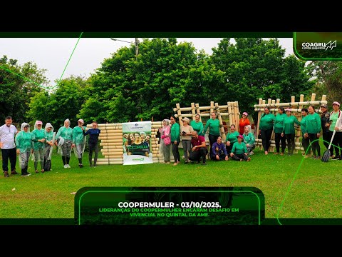 Lideranças do CooperMulher encaram desafio em vivencial no Quintal da Ame