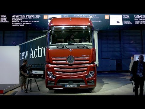 Thumbnail for 2019 Mercedes-Benz Actros World Premiere Highlights & Interviews | IAA 2018 by Mercedes pro