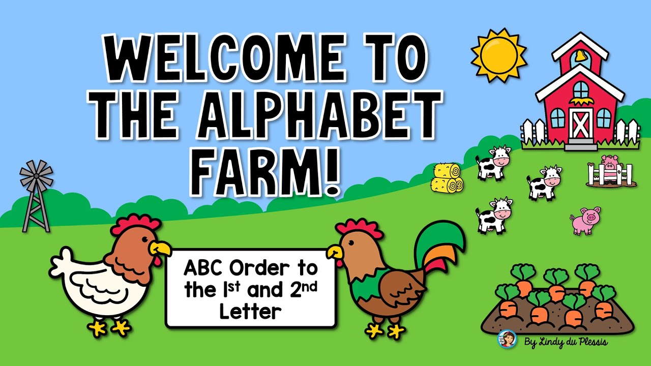 ABC Order PowerPoint, Worksheets, Posters, & Google Slides