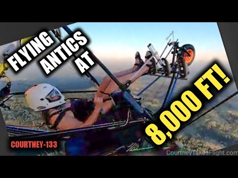 Too Hot to Fly Your Ultralight? Cool Off At 8,000 ft! Quicksilver Wingovers and Parabolic Arcs C133