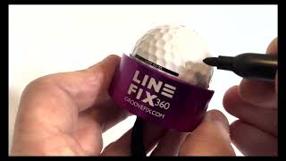 Draw a line on your golf ball