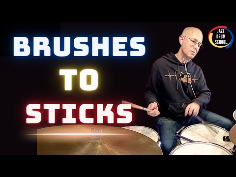 Jazz Brushes to Sticks - How to Switch