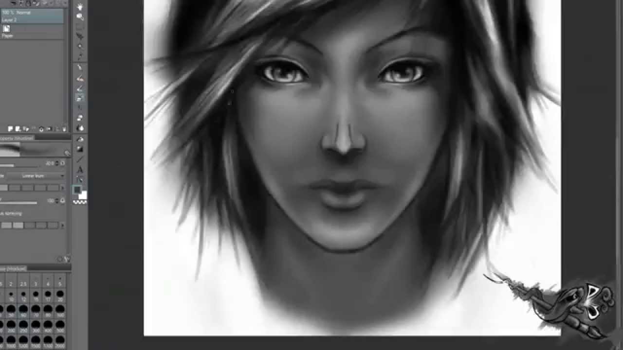 Female Face Study (Front Angle) / Mind's eye practice