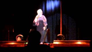 67 year old woman singing Come in from the Rain by Melissa Manchester