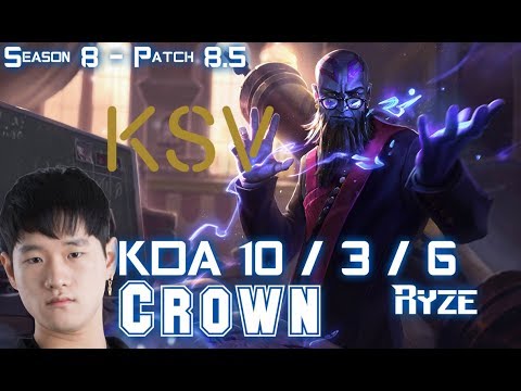 KSV Crown RYZE vs VLADIMIR Mid - Patch 8.5 KR Ranked