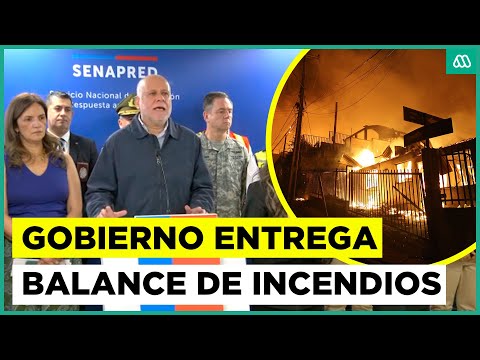Balance incendios forestales: Gobierno confirma un fallecido en Bulnes y se refiere a toque de queda