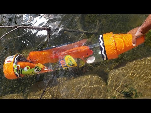 DIY Crayon FISH TRAP Catches Big Fish | Monster Mike Fishing