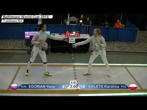 2018 469 T32 05 F S Individual Baltimore USA WC YELLOW EGORIAN RUS vs KALETA POL