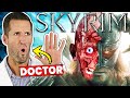 ER Doctor REACTS to BRUTAL Skyrim Stealth Kills