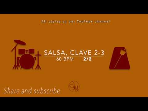 Metronome. Salsa, clave 2-3 60bpm 2:2