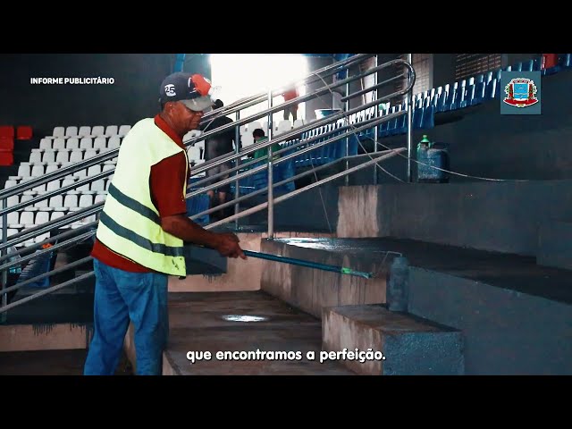  DE JACIARA: Segundo MAIOR ginsio de Mato Grosso est em fase de acabamento