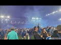 Toffee fans pitch invasion footage | Everton 3-2 Crystal Palace