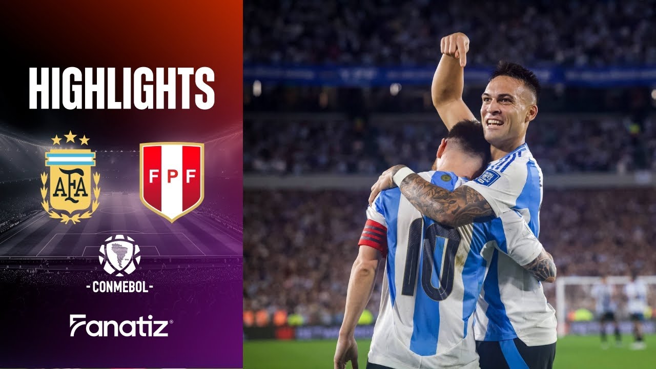 Argentina vs Peru 1-0 | Highlights | World Cup Qualifiers 2026