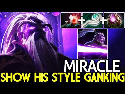 MIRACLE [Void Spirit] Show His Style Ganking First Item Orchid Dota 2