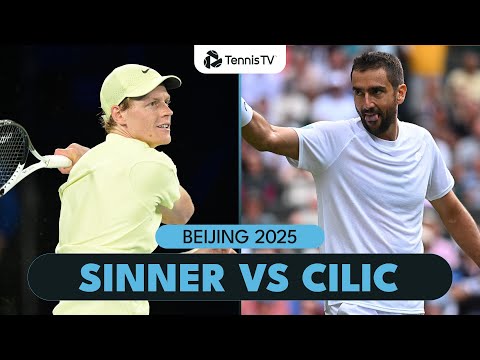 Jannik Sinner Plays First Match Since US Open Final vs Marin Cilic 🤩 | Beijing 2025 Highlights