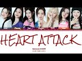 AI COVER BABYMONSTER Heart Attack By Demi Lovato Color Coded Lyrics Video
