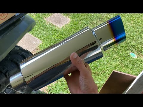 BEST CHEAP EXHAUST EVER?!! Evil energy muffler install 2004 Camry