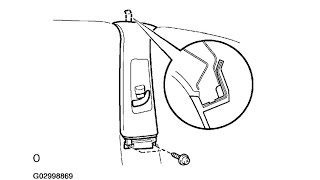How to Remove and Replace LS430 B-pillar interior pieces.