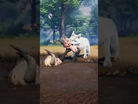 🧍‍♂️vs.🐺 Beast Nature vs. Human Nature😢 #wolfgame #wolf #wolfboy #mowgli #human #humanity #beast