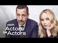Jennifer Lawrence Adam Sandler Actors On Actors Full Conversation