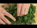 Super Quick Video Tips Massage Raw Kale For Tender Greens