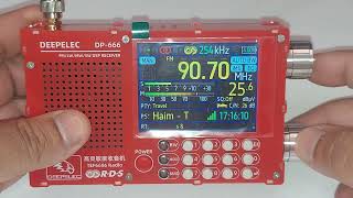 Unboxing the Deepelec DP-666 LW/MW/SW/AIR/FM Stereo RDS Portable Radio