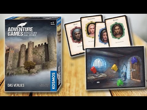 ADVENTURE GAMES (The Dungeon) - Game Rules TV (German Game Instructions) - KOSMOS