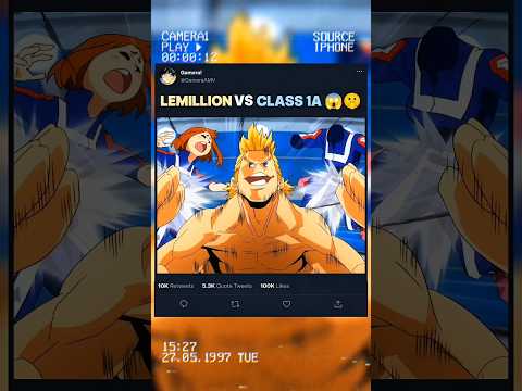 LEMILLION vs CLASS 1A 😱🤫 | #myheroacademia #edit #amv #mha #anime