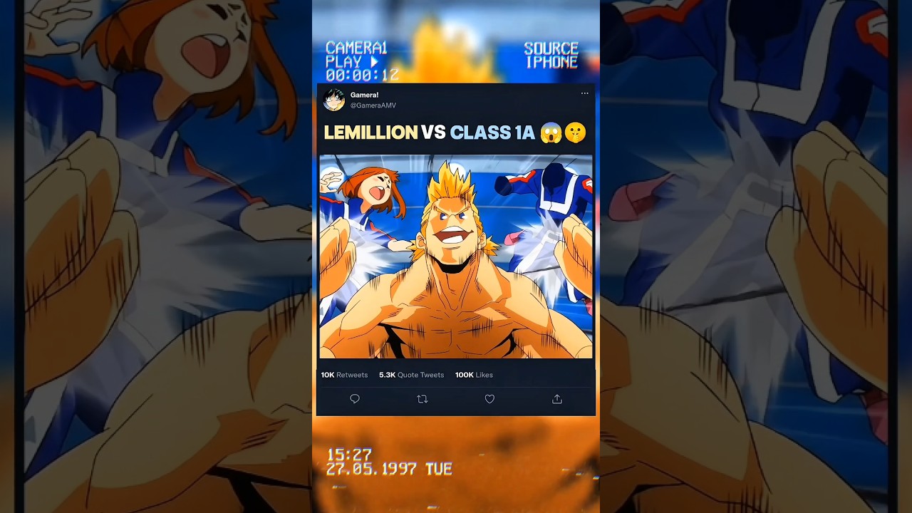 LEMILLION vs CLASS 1A 😱🤫 | #myheroacademia #edit #amv #mha #anime