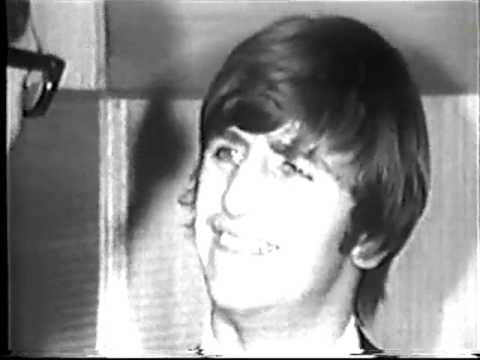 Ringo Starr on his way to join the Beatles in Australia June 1964, interviews and great footage