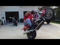 CBR 600 F4I STUNT BIKE DRIVEWAY WHEELIES