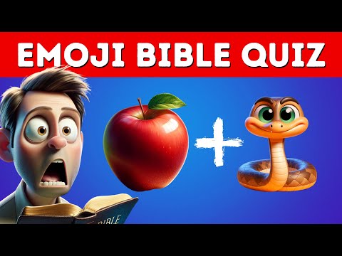 Emoji Bible QUIZ Challenge - Guess the Bible Story!