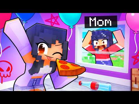 HOME ALONE without my MOM in Minecraft!