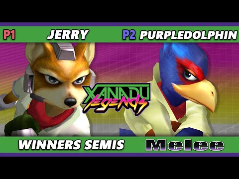 Xanadu Legends 5 Winners Semis - Jerry (Fox) Vs. PurpleDolphin (Falco) Smash Melee - SSBM