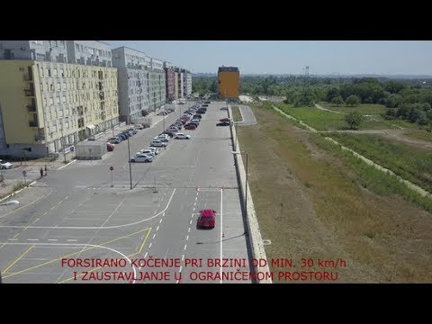 Drone 4k Poligon B kategorija Auto Škola PRAVO