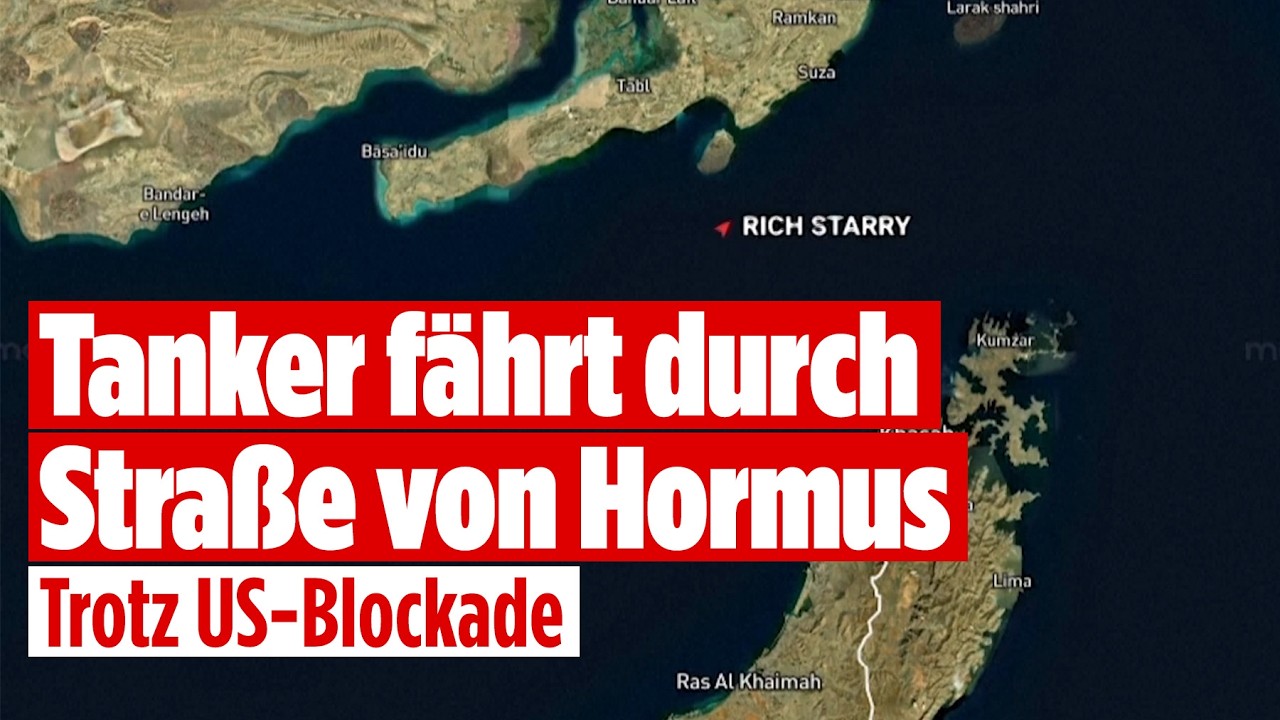 Trotz US-Blockade: Tanker passiert Straße von Hormus!